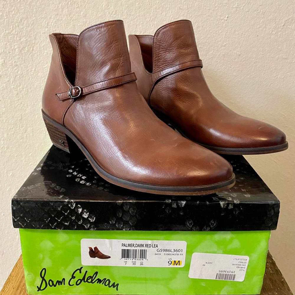 Sam Edelman- Brown booties size 9